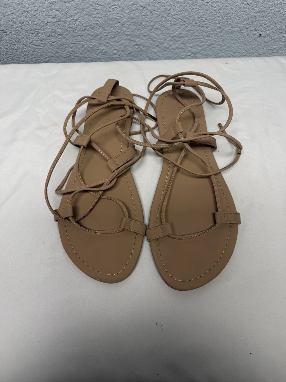 Liliana Lace-Up Women's Sandals in Tan